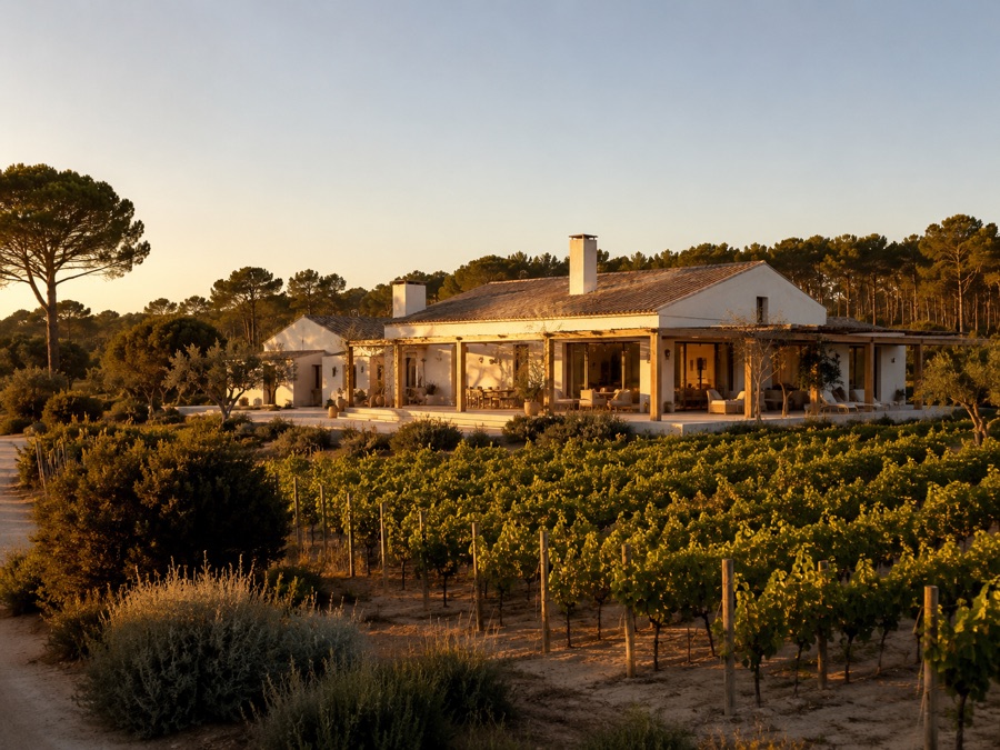 Quinta com vinha · Comporta